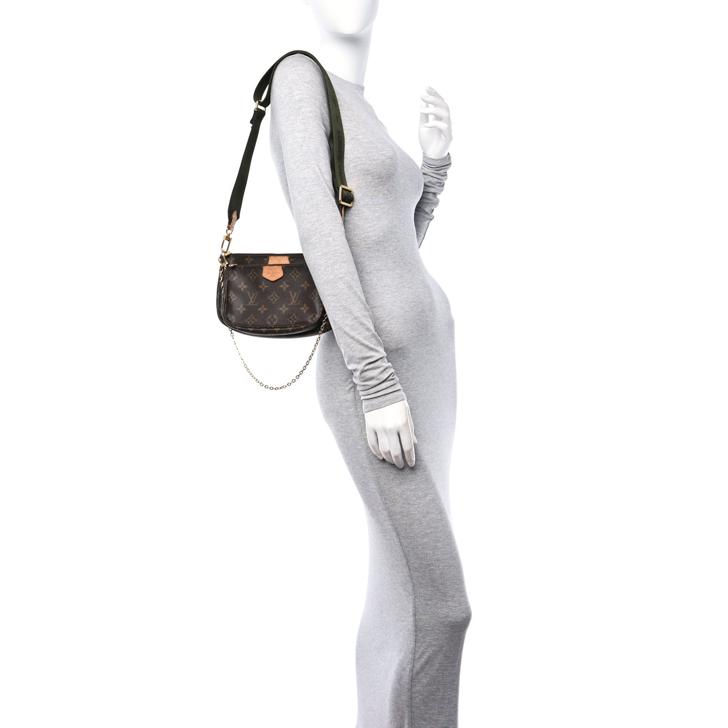 Monogram Multi Pochette Accessories Kaki