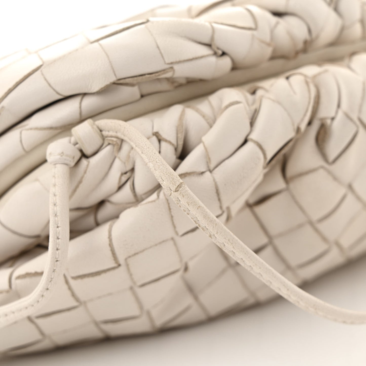 Nappa Intrecciato The Mini Pouch Chalk