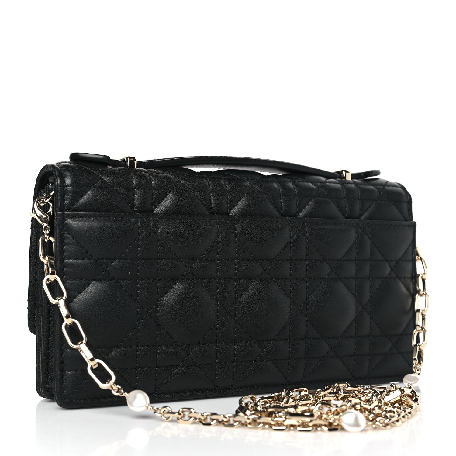 Christian Dior Lambskin Cannage Mini My Dior Bag Black 3 of 10