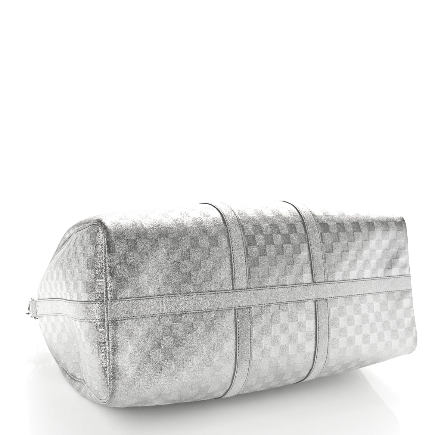 Damier Glitter Keepall Bandouliere 50 Silver