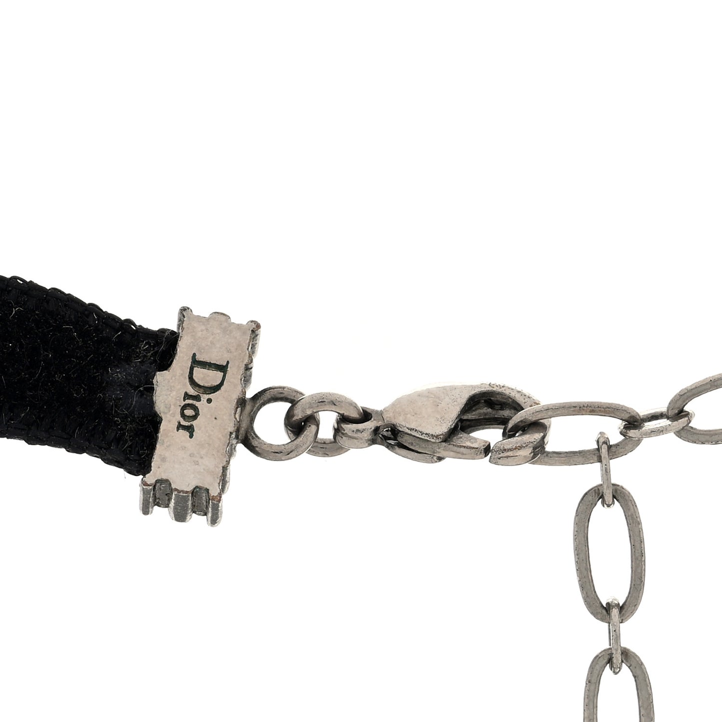 Velvet Crystal DIOR Choker Necklace Black