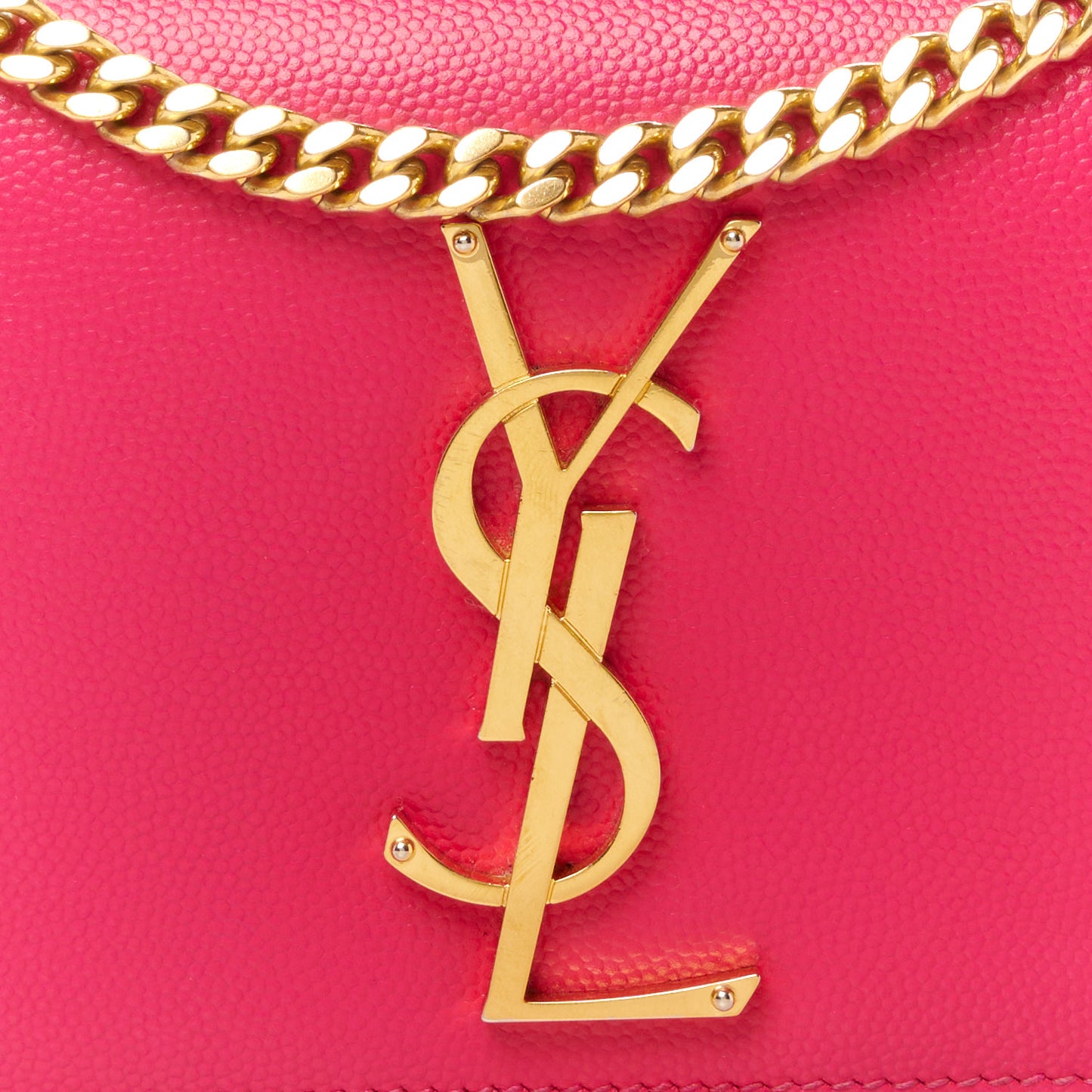 Grain De Poudre Small Monogram Kate Satchel Bubblegum