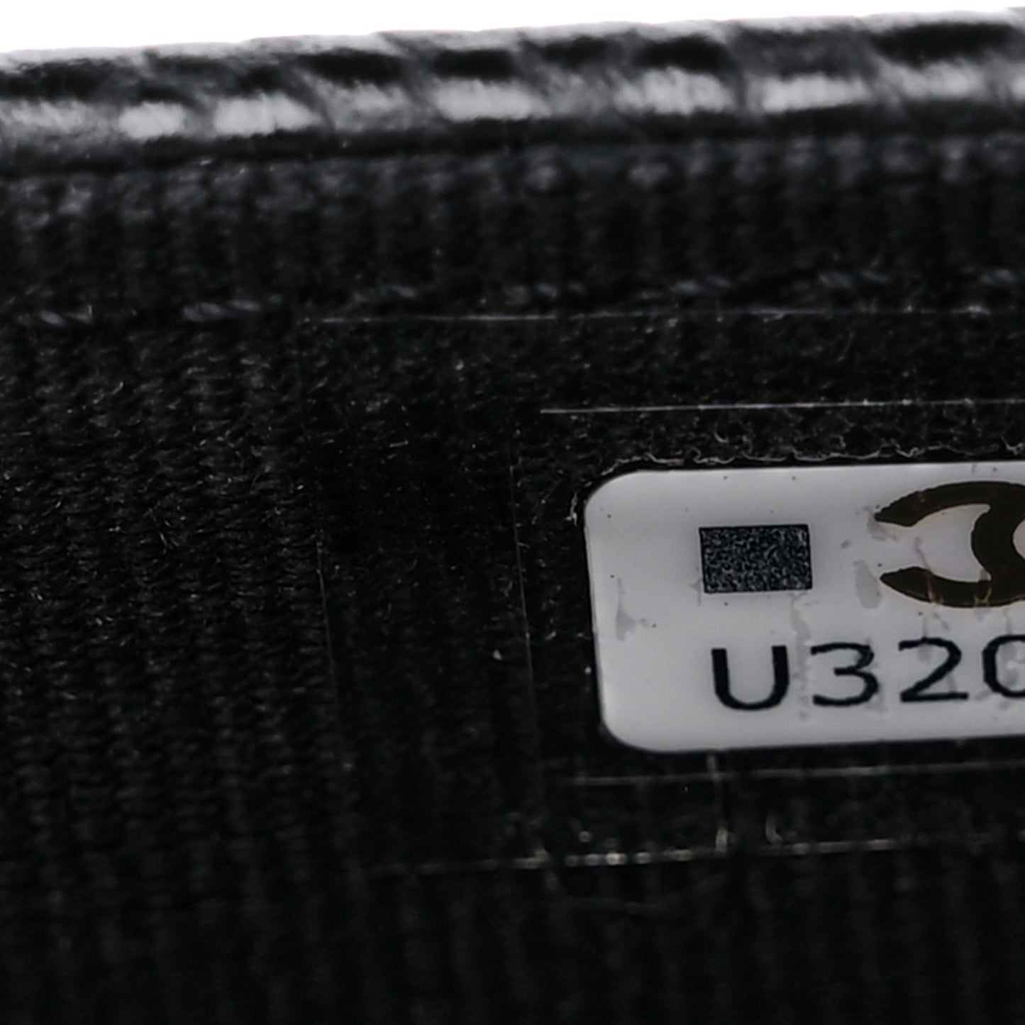 Caviar Quilted Flap Card Holder Wallet Black