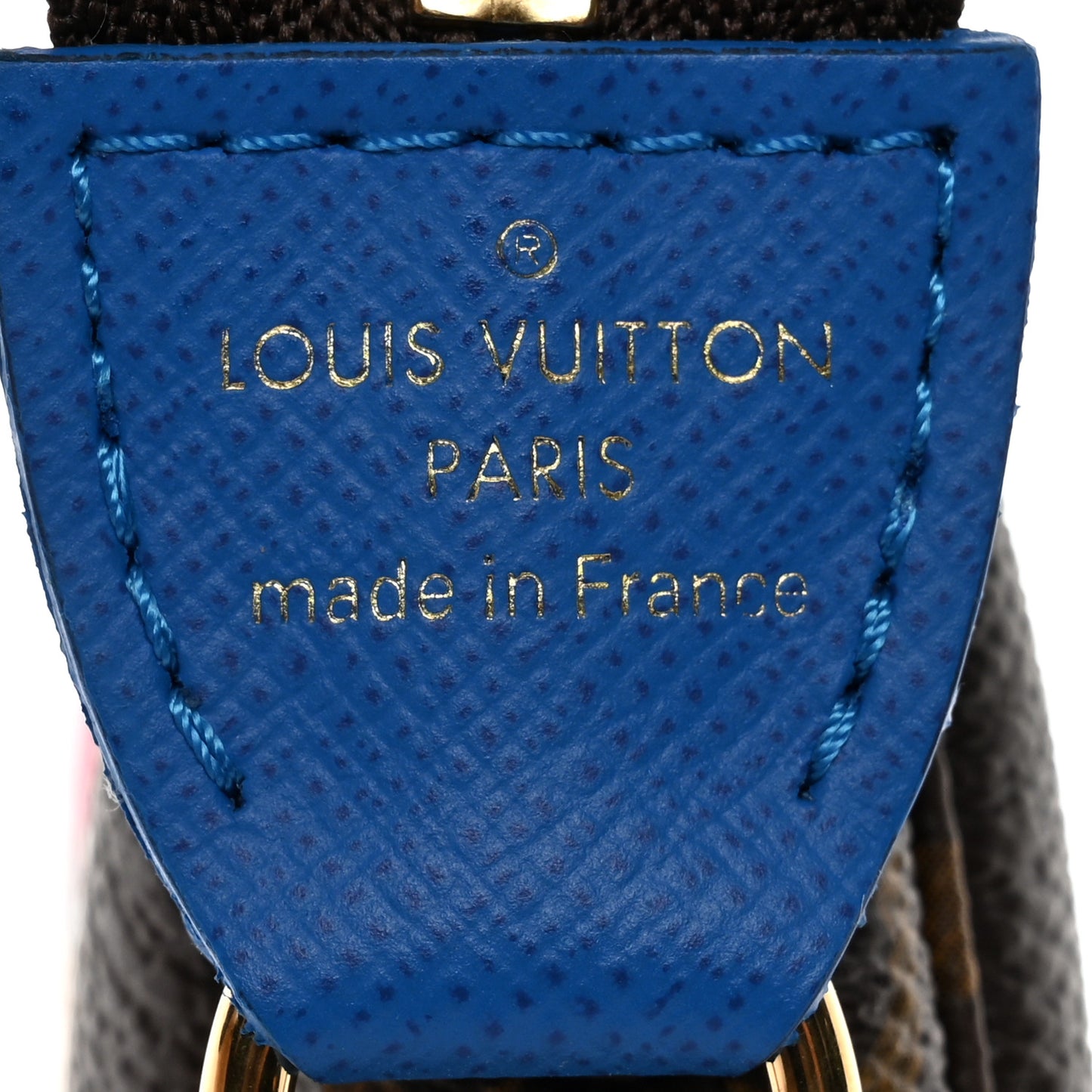 Monogram 2019 Christmas Animation Mini Venice Pochette Accessories Blue