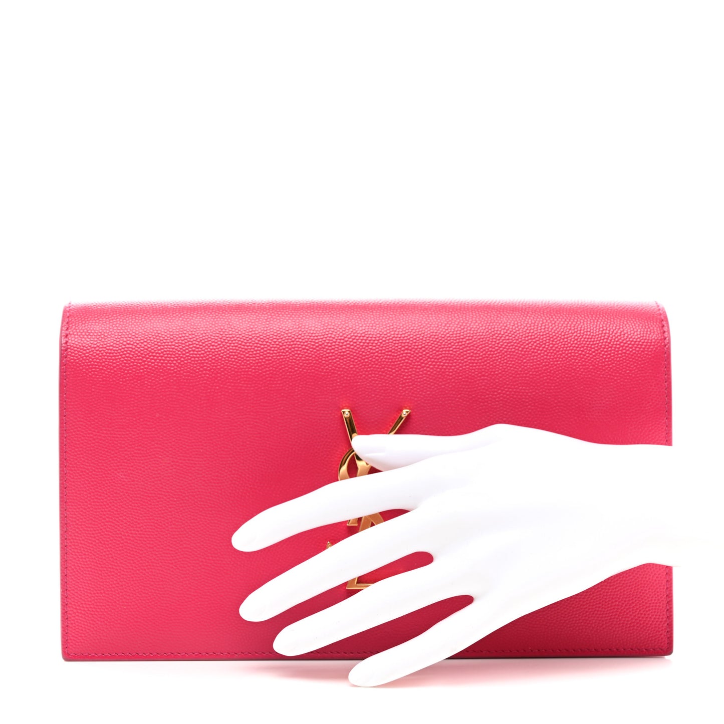 Grain De Poudre Classic Monogram Kate Clutch Lipstick Fuchsia