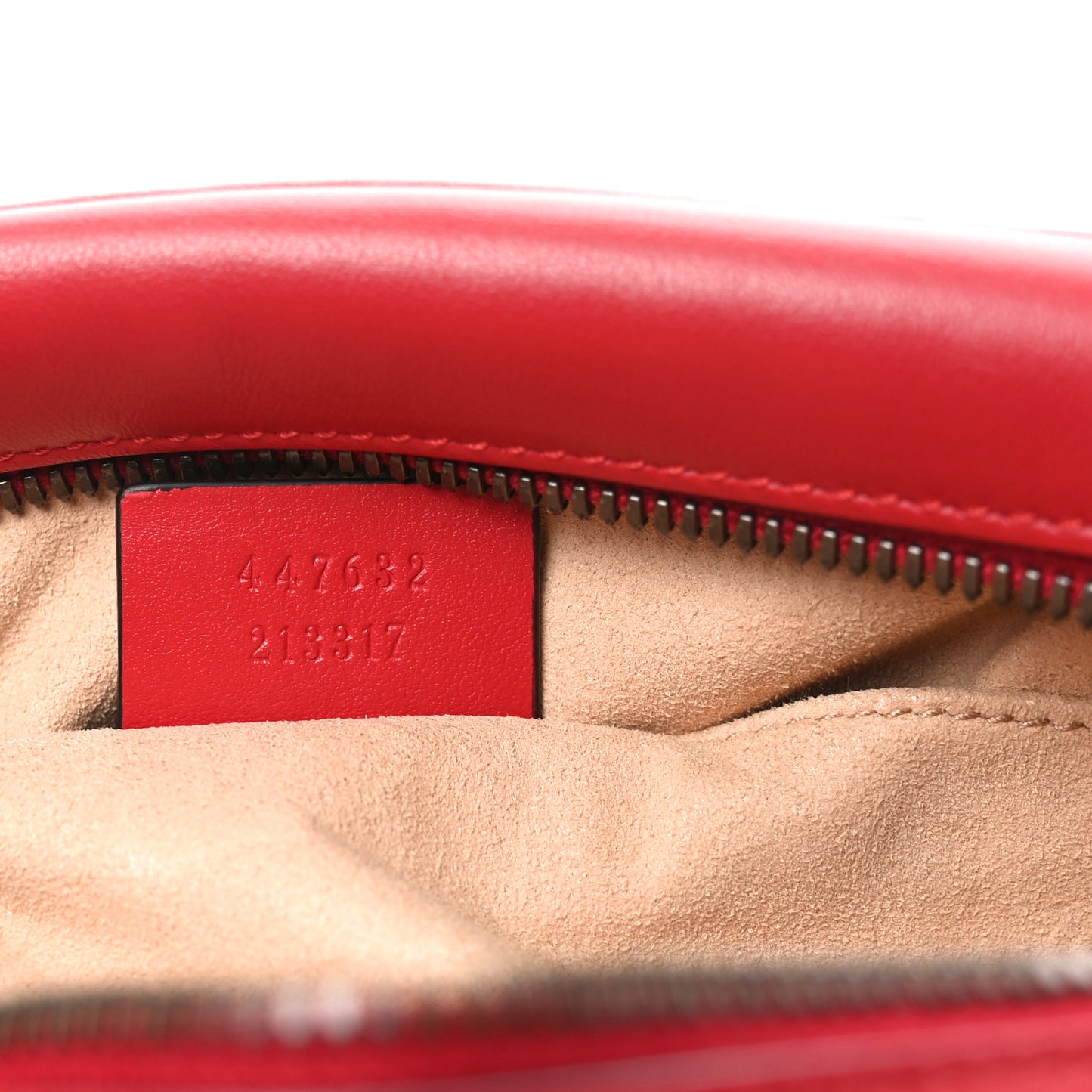 Calfskin Matelasse Small GG Marmont Chain Shoulder Bag Hibiscus Red