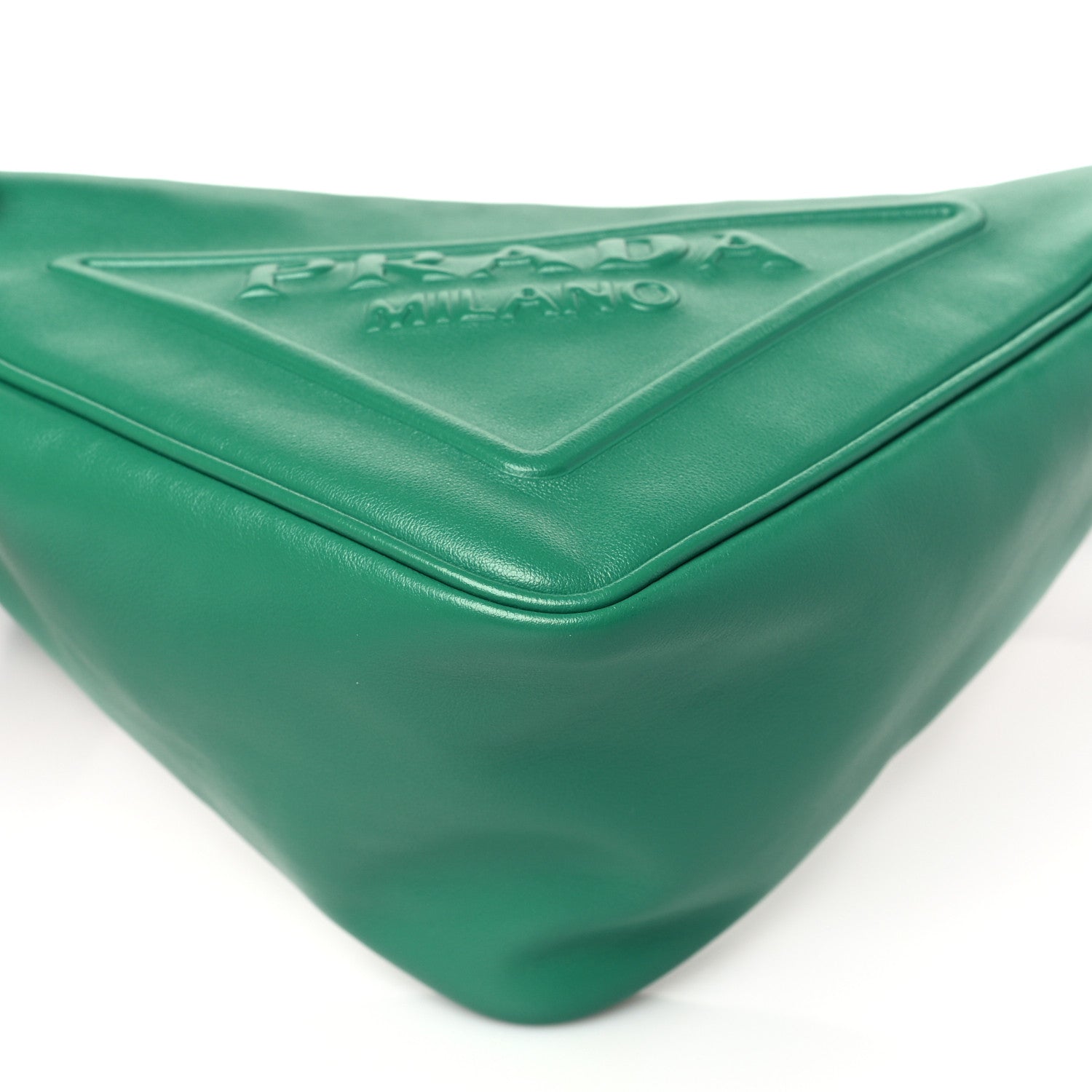 Prada Grace Lux Triangle Shoulder Bag Mango 9 of 9