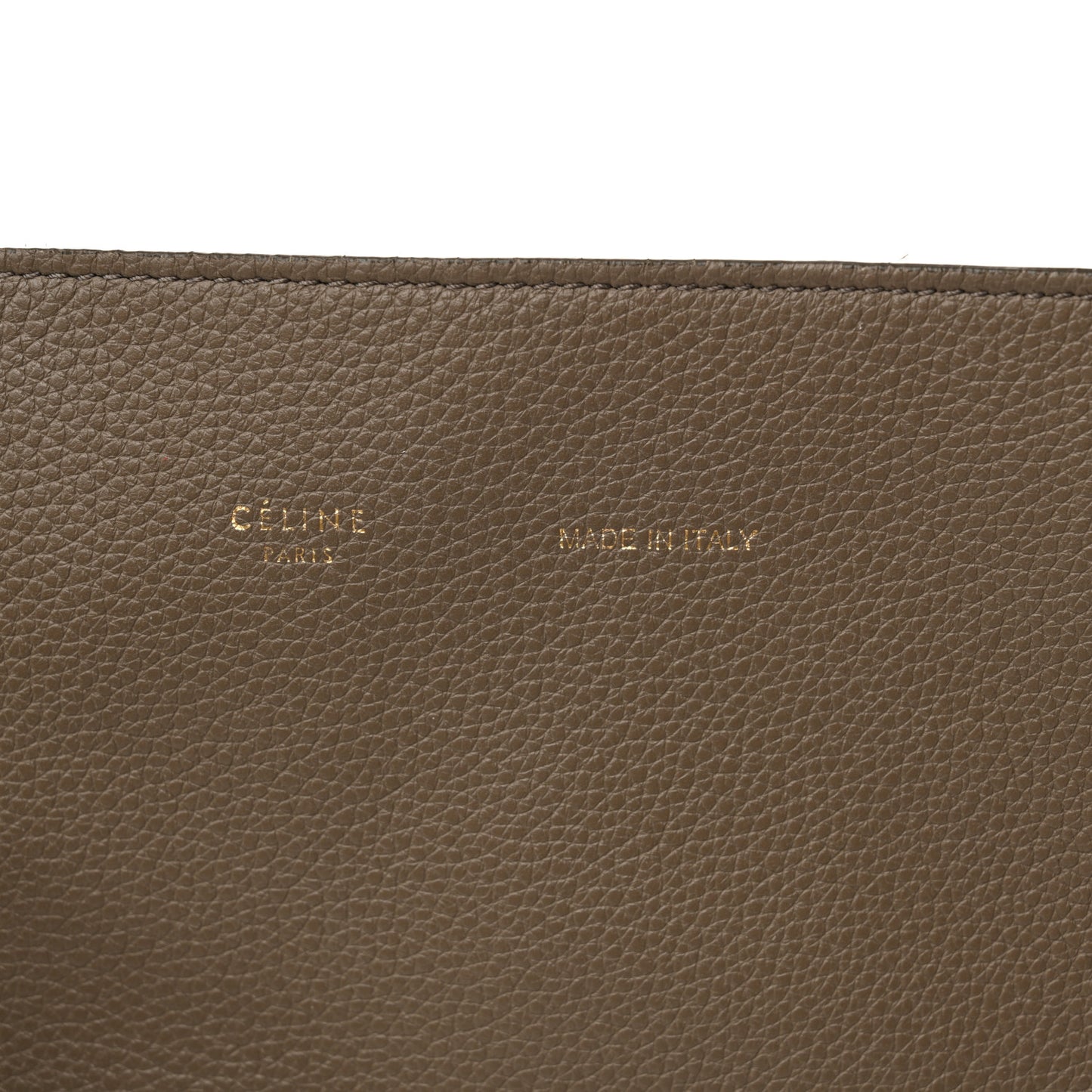 Soft Grained Calfskin Small Belt Cabas Phantom Taupe