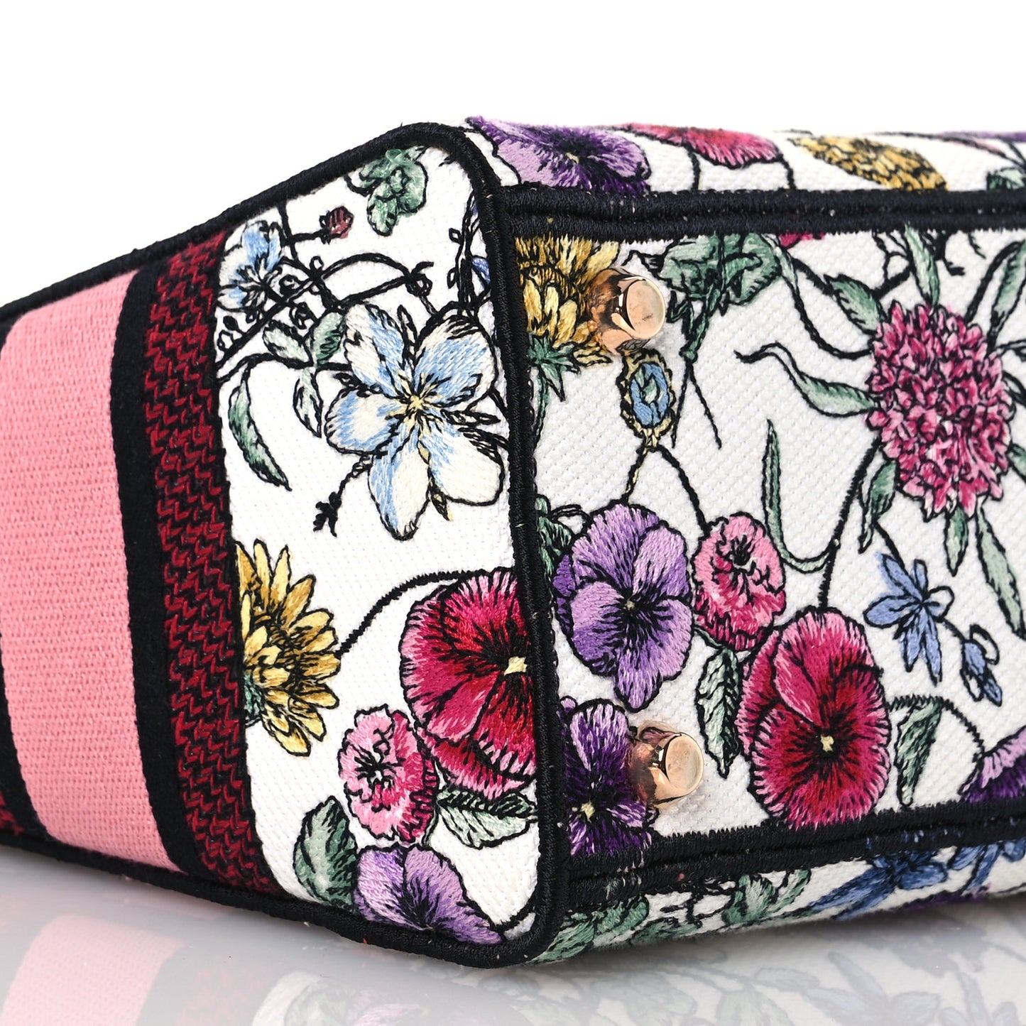 Canvas Florilegio Embroidered Medium Lady D-Lite White Multicolor
