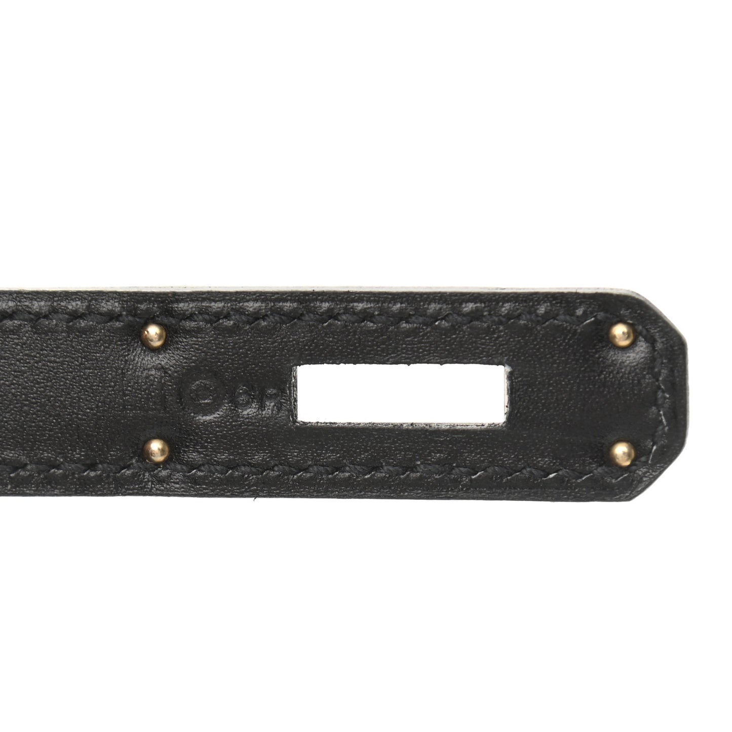 Matte Alligator Taurillon Clemence Box Kelly Retourne 32 Black