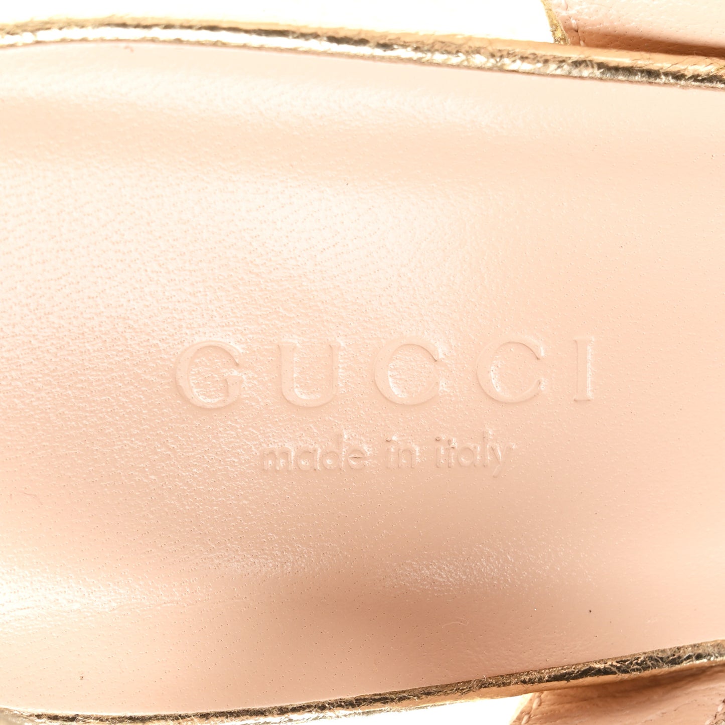 Galassia GG Marmont Ankle Wrap 75mm Sandals 37 Platino