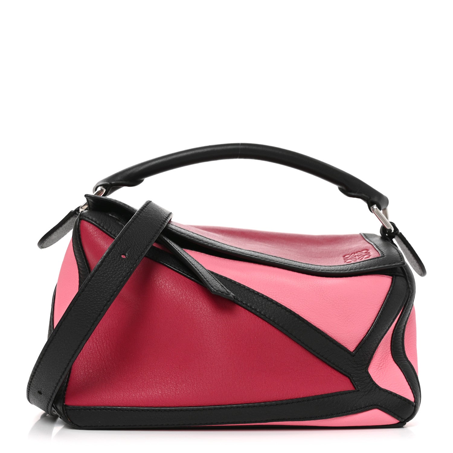 ロバ Loewe Calfskin Small Graphic Puzzle Bag Raspberry Wild Rose