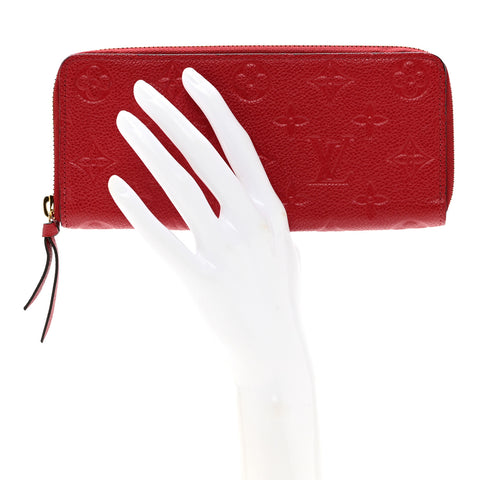 Empreinte Clemence Wallet Cherry