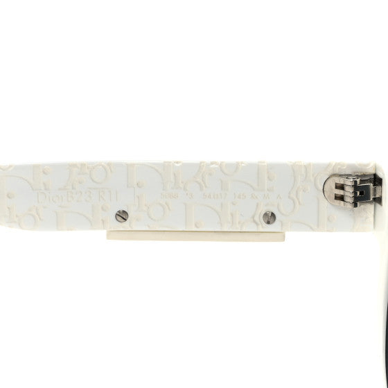 Christian Dior Acetate DiorB23 R1I Oblique Sunglasses White 4 of 5