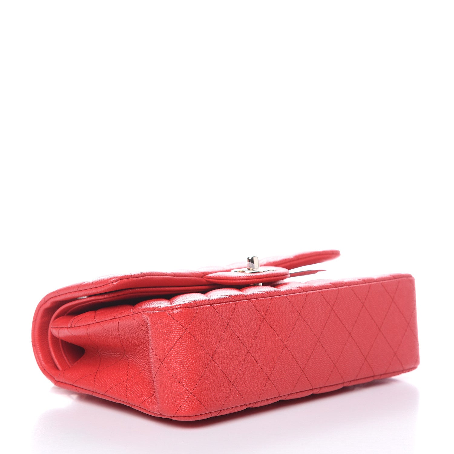 Chanel Caviar Quilted Small Double Flap Red 5 of 10