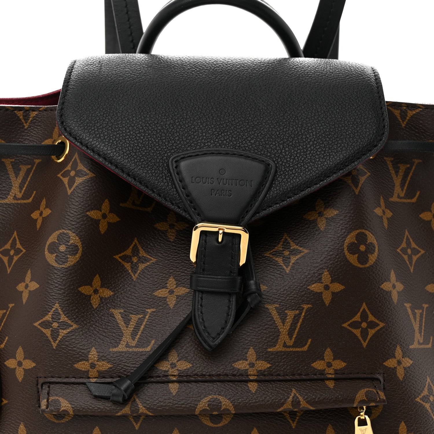 Louis Vuitton Monogram Montsouris PM Black 7 of 11
