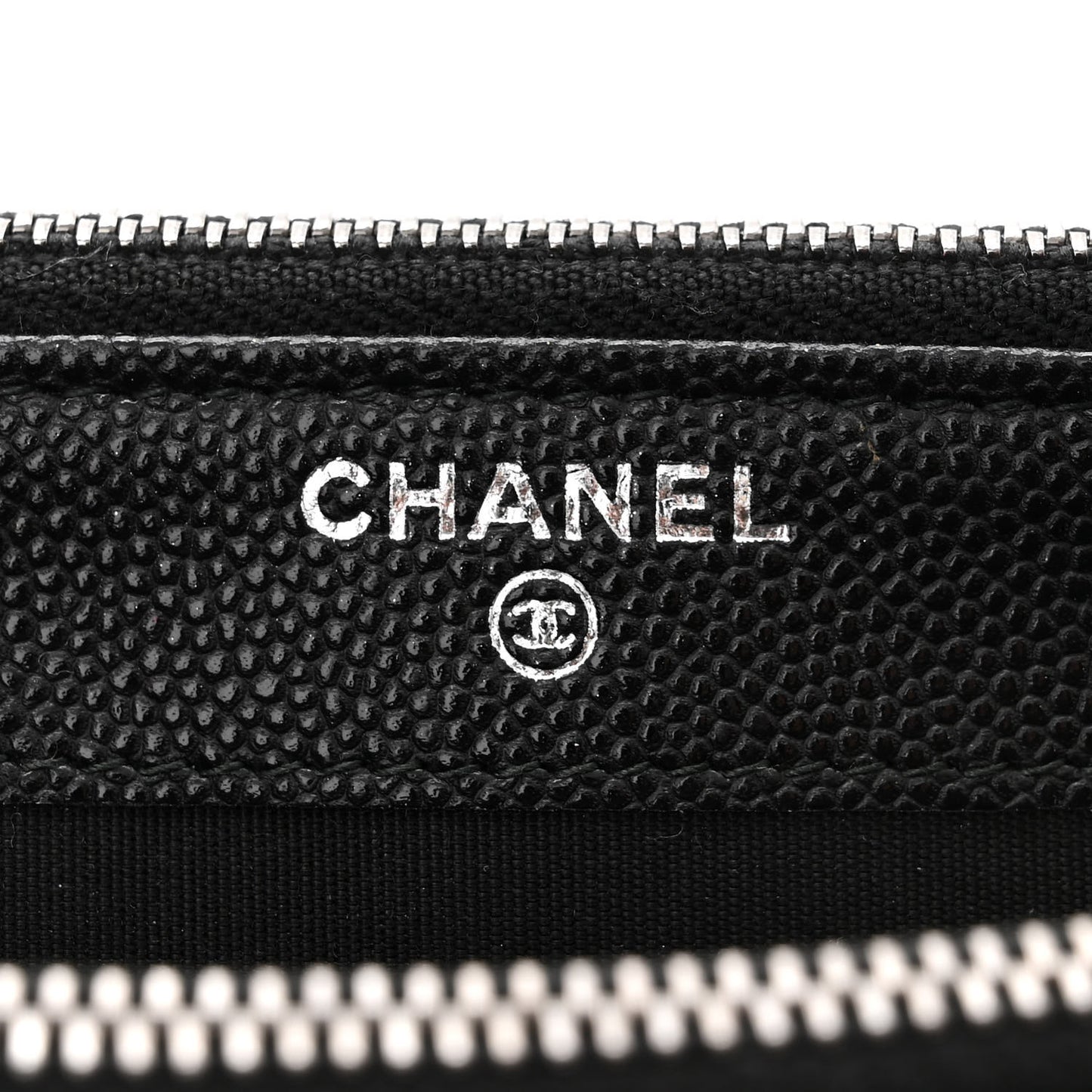 Caviar Quilted Small Boy Clutch With Chain Black