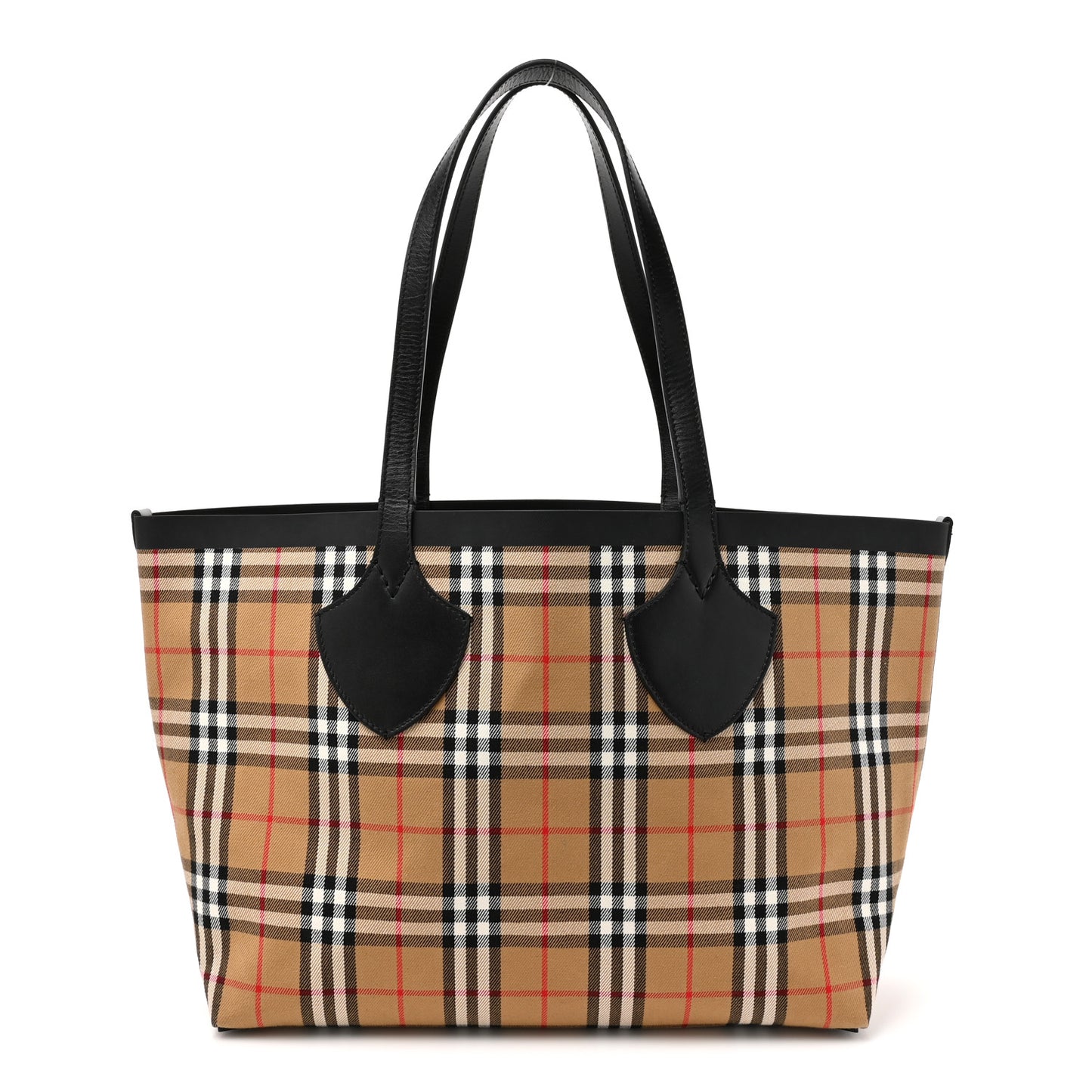 Vintage Check Medium The Giant Reversible Tote Antique Yellow Bright Red