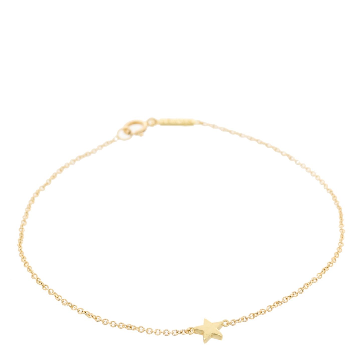 18K Yellow Gold Mini Star Bracelet