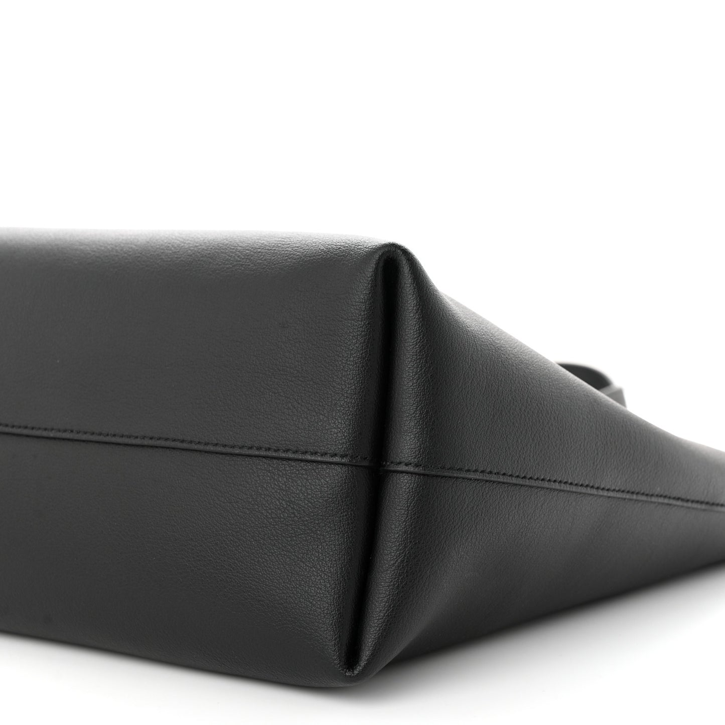 Calfskin Large Shopping Tote Black