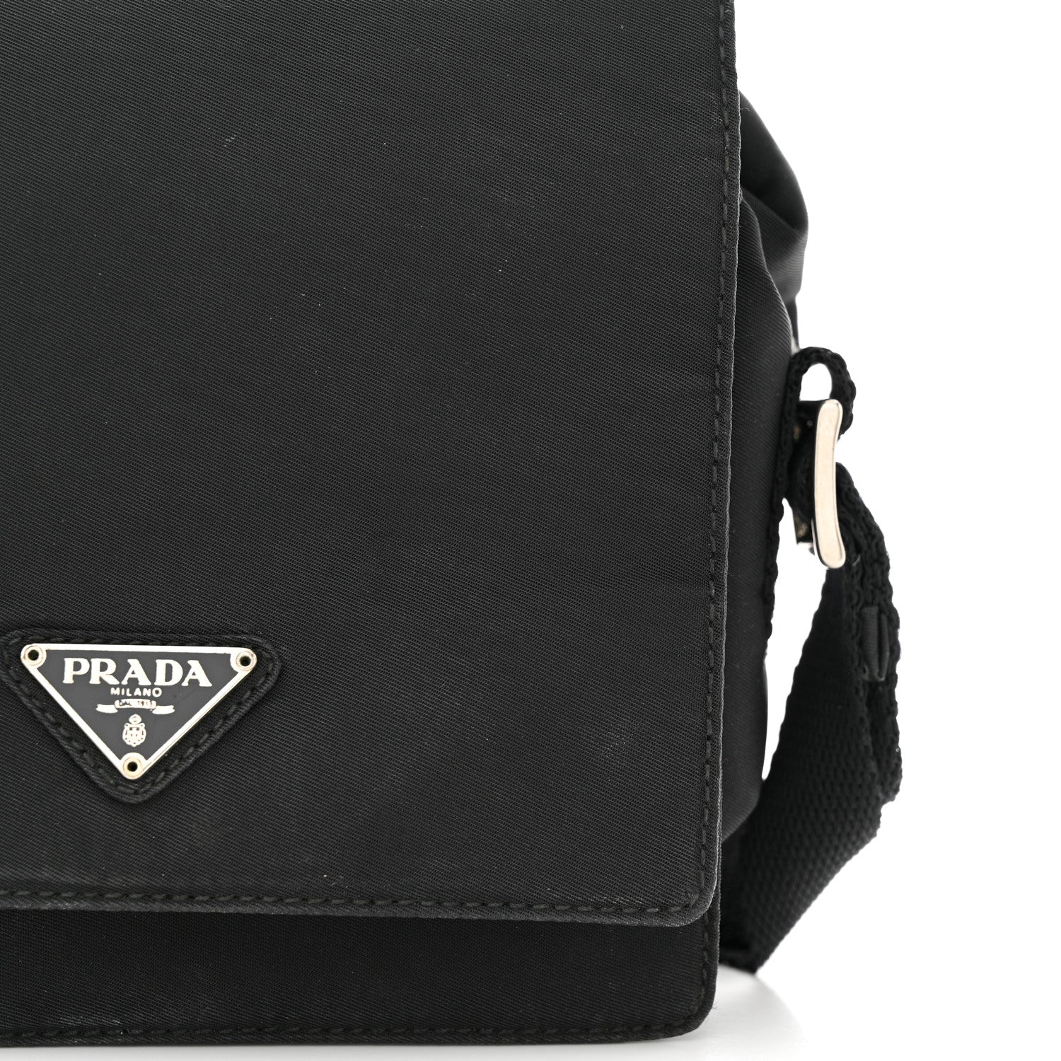 Prada Tessuto Nylon Sport Shoulder Bag Black 12 of 15