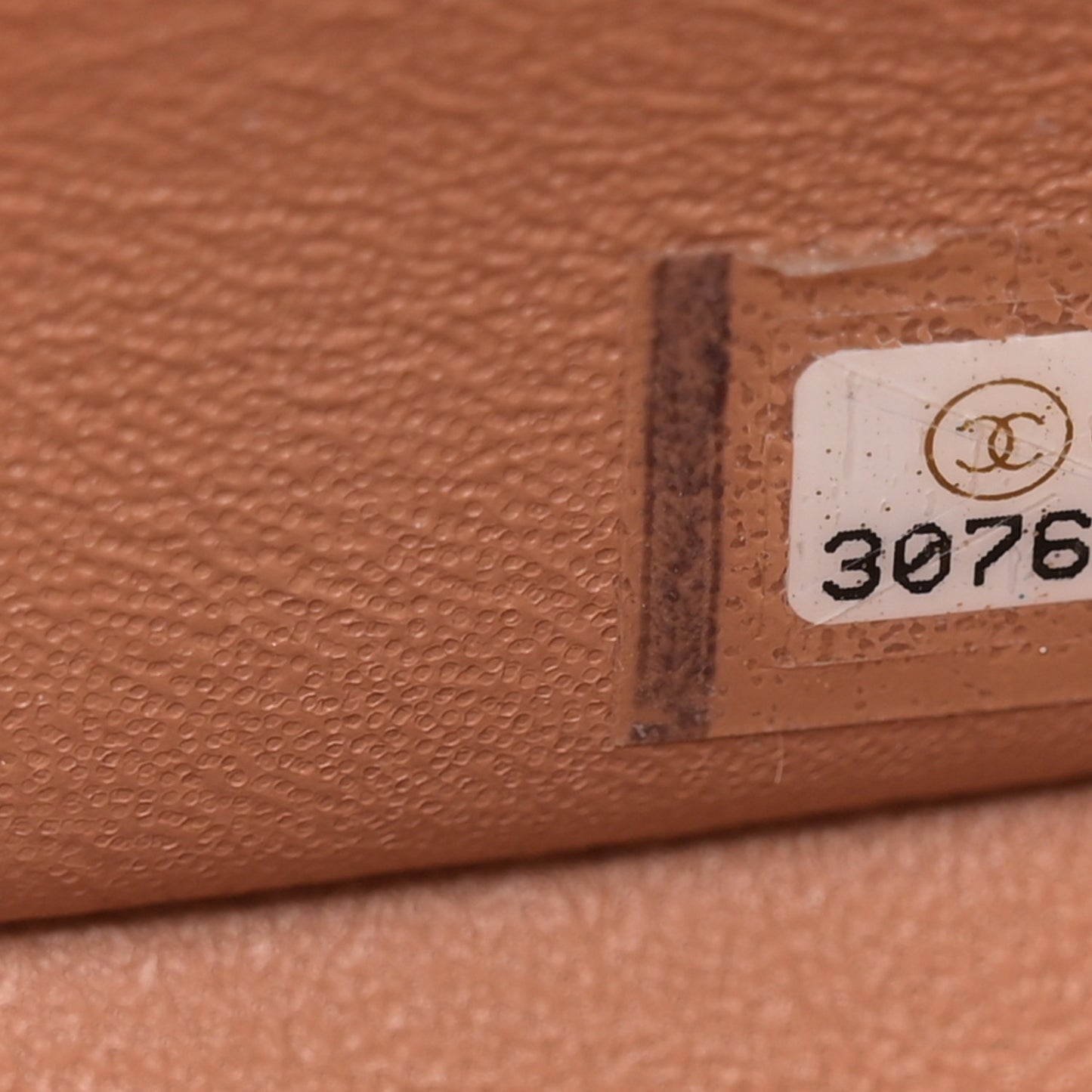 Lambskin Quilted Mini Rectangular Flap Brown