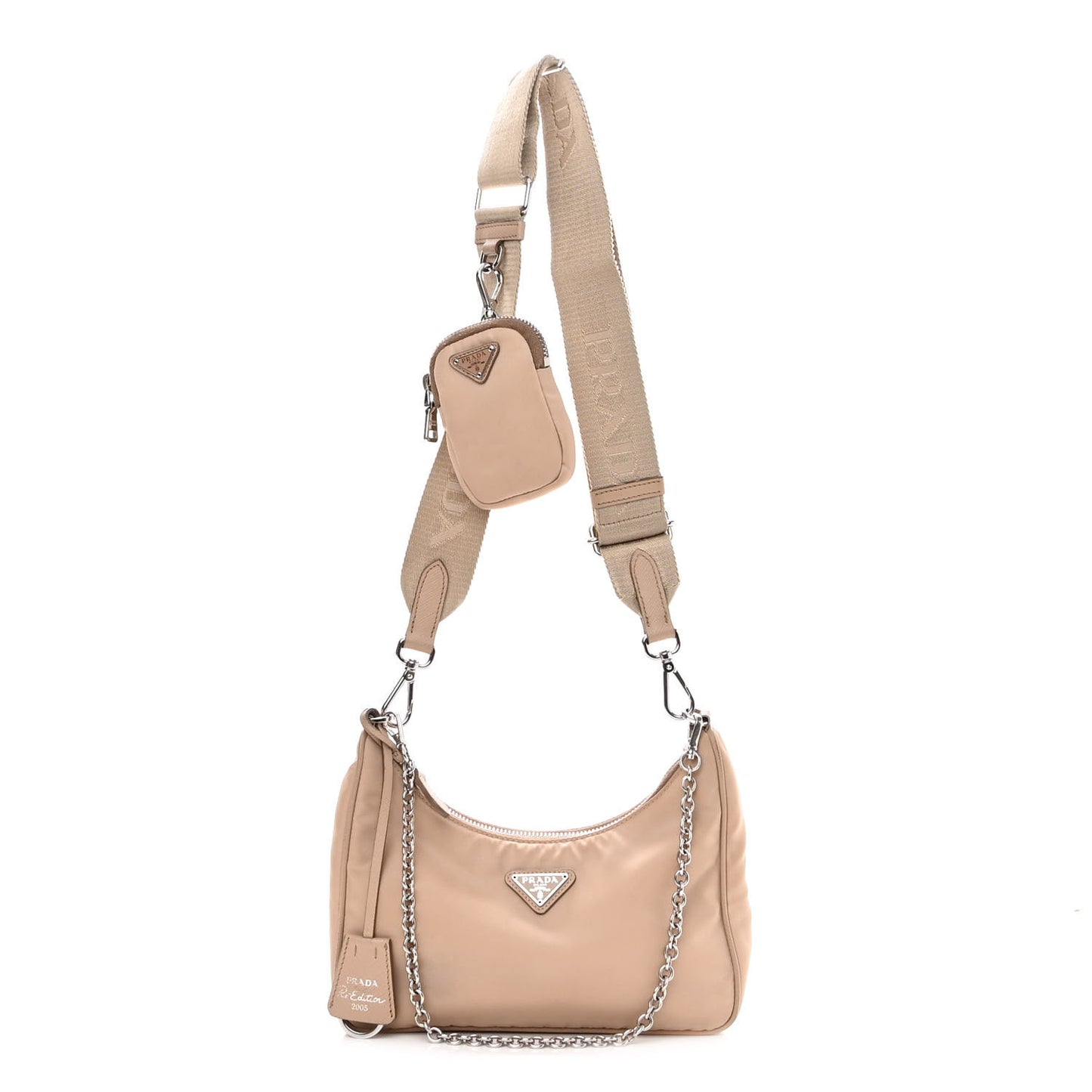 Nylon Re-Edition 2005 Shoulder Bag Deserto