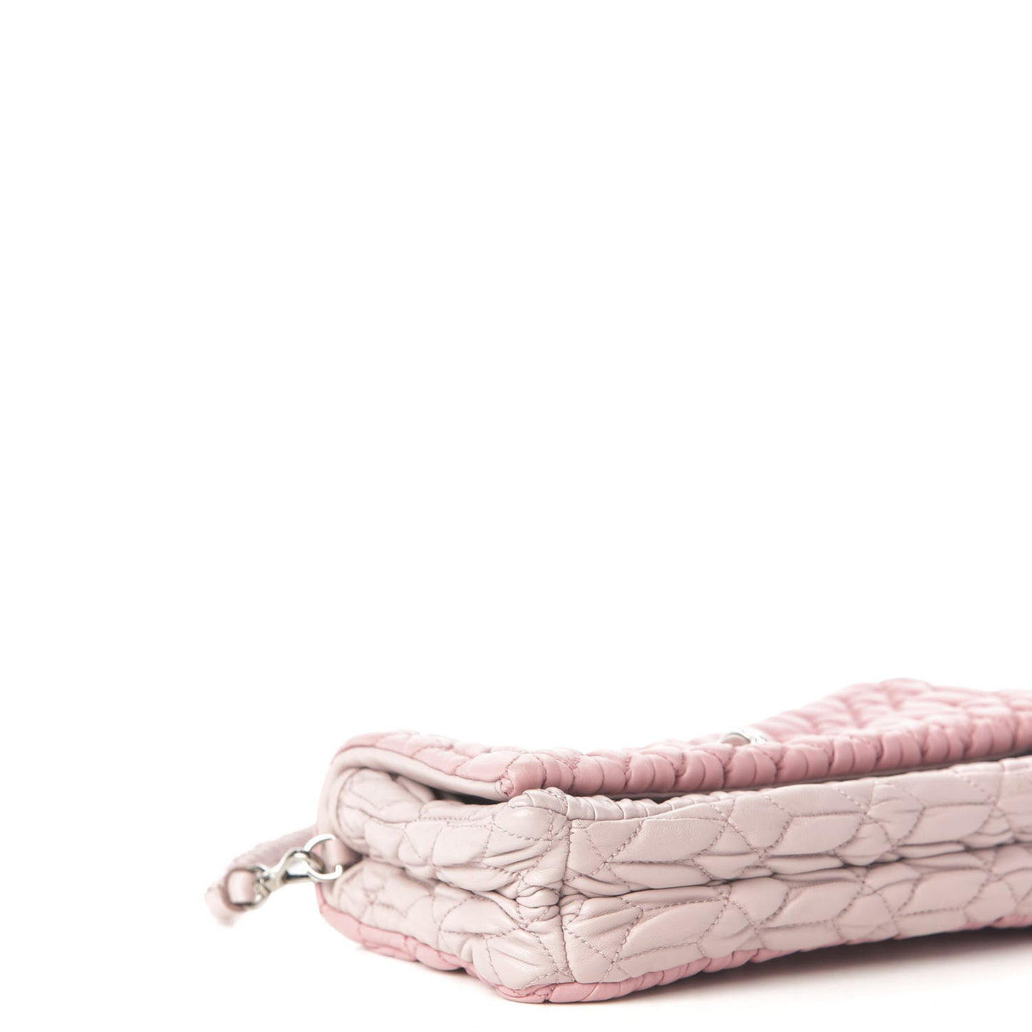 Nappa Matelasse Crystal Shoulder Bag Rosa