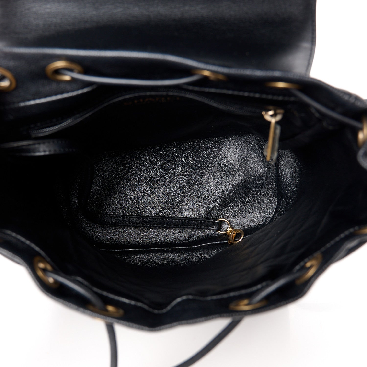 Chanel Caviar Quilted Filigree Backpack Black 5 of 10