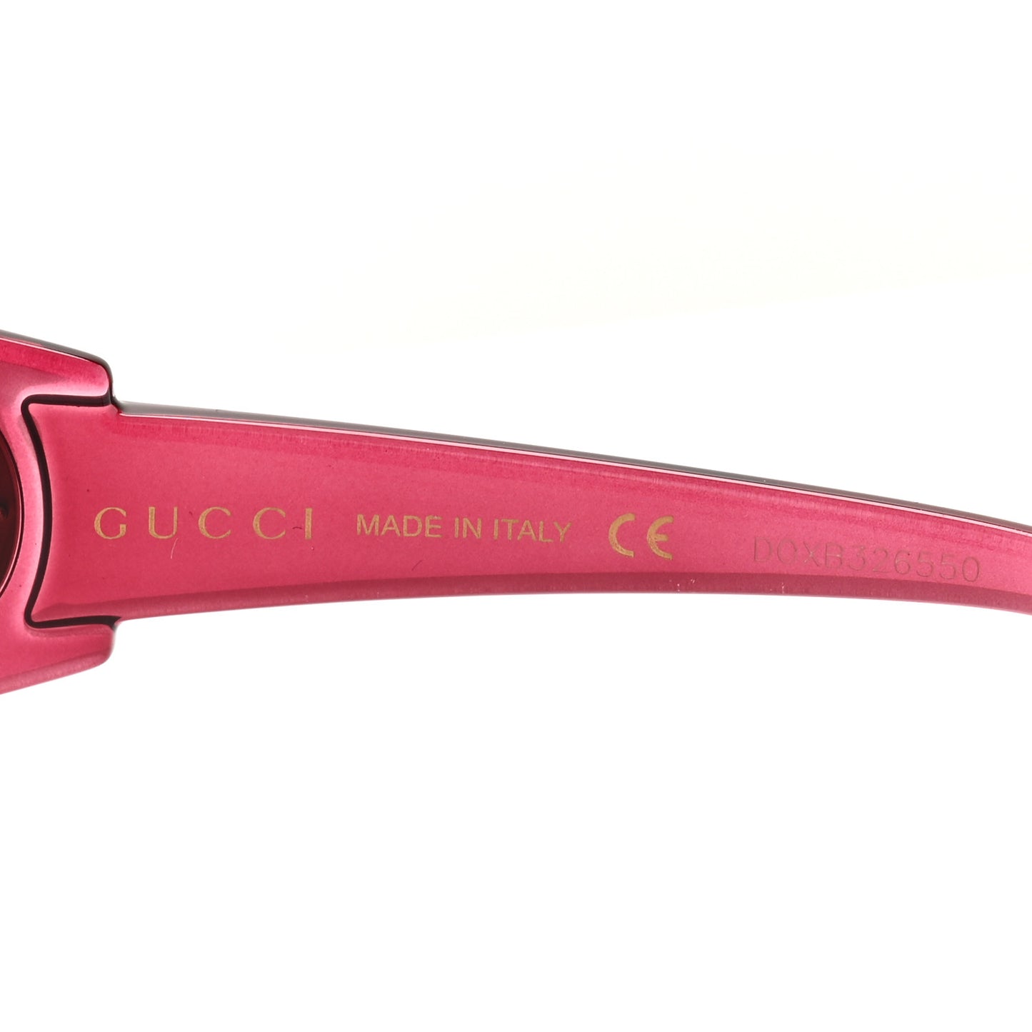 Acetate Round Sunglasses GG0875S Burgundy Orange