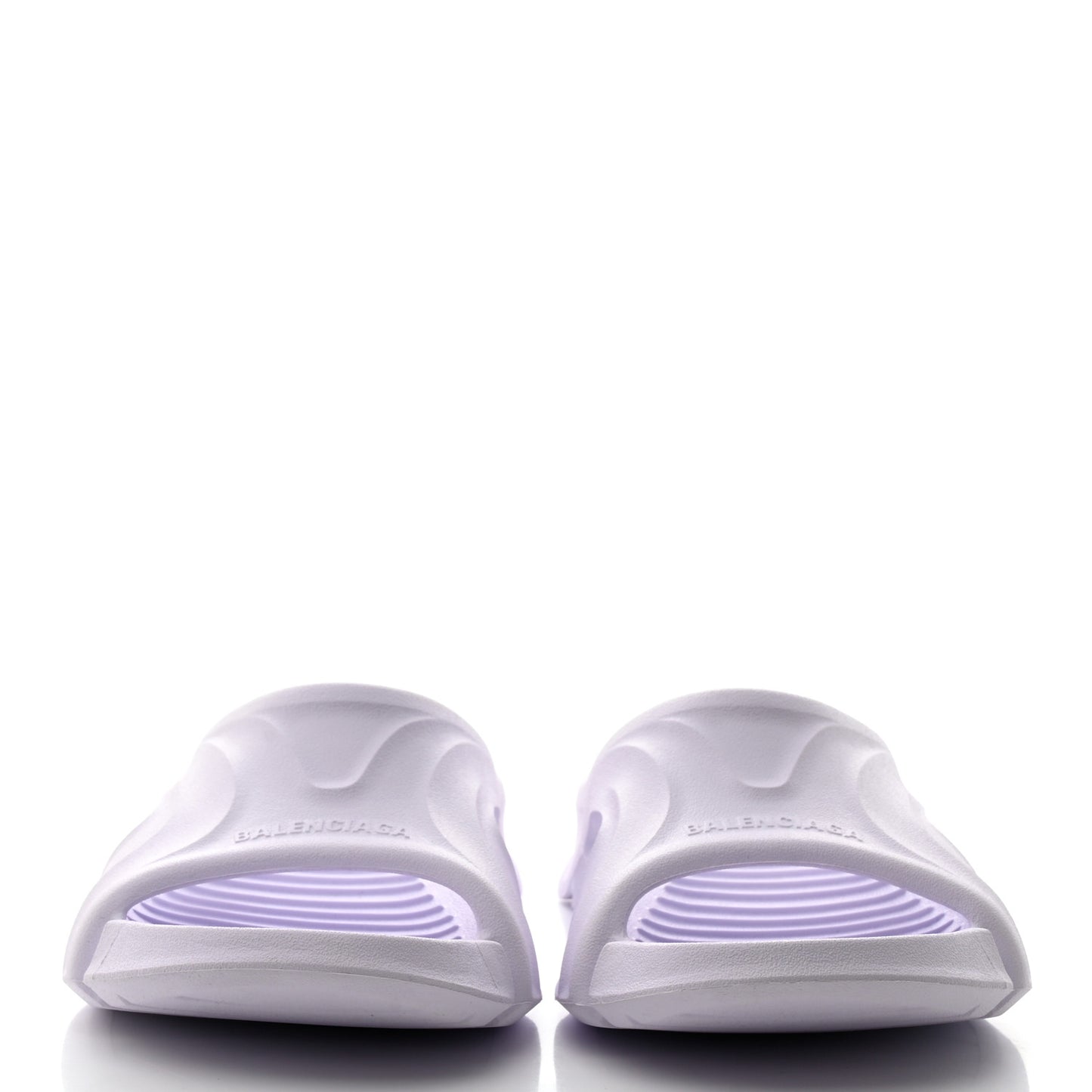 Rubber Mens Mold Slide Sandals 42 Lilac