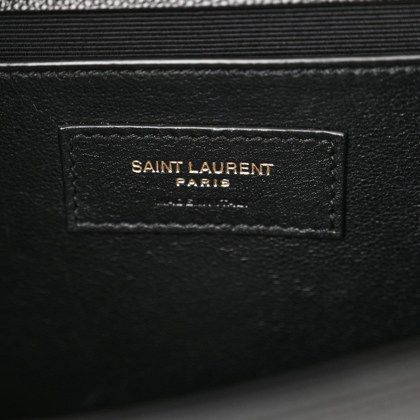 Grain De Poudre Medium Classic Monogram Kate Satchel Black