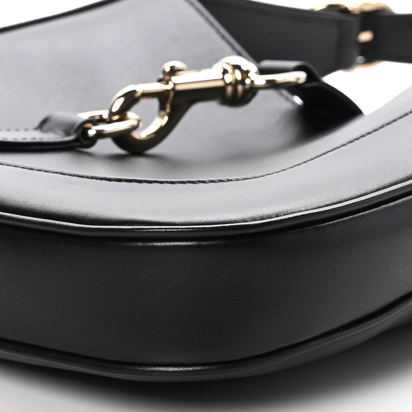 Calfskin Small Jackie Shoulder Bag Black