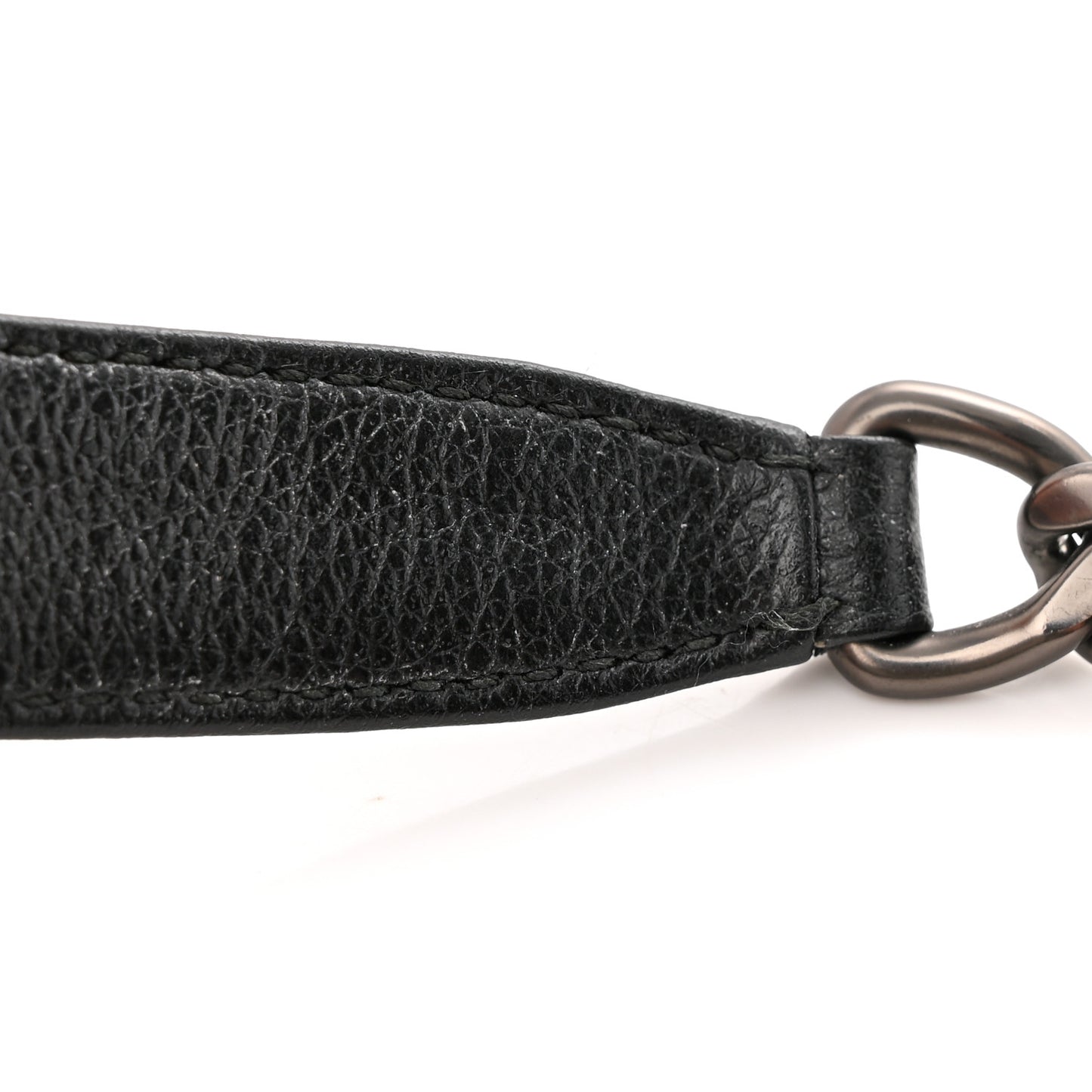 Glace Calfskin Studded Crossbody Black