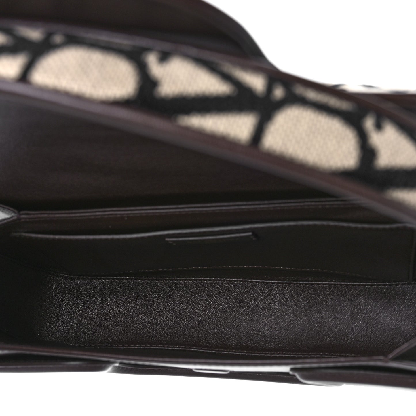 Toile Iconographe Goatskin Le Grand Deuxieme Shoulder Bag Naturale Black Fondant