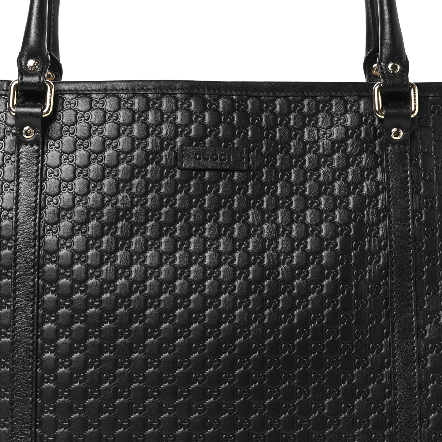 Microguccissima Medium Joy Tote Black