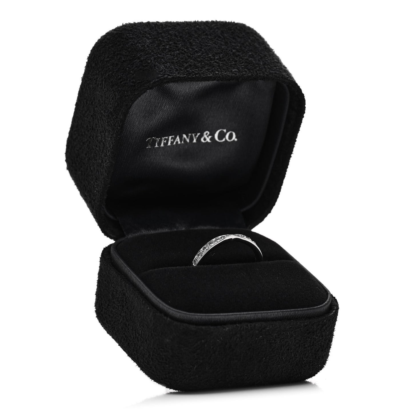 Platinum Diamond Harmony Bead-set Band Ring 48 4.5