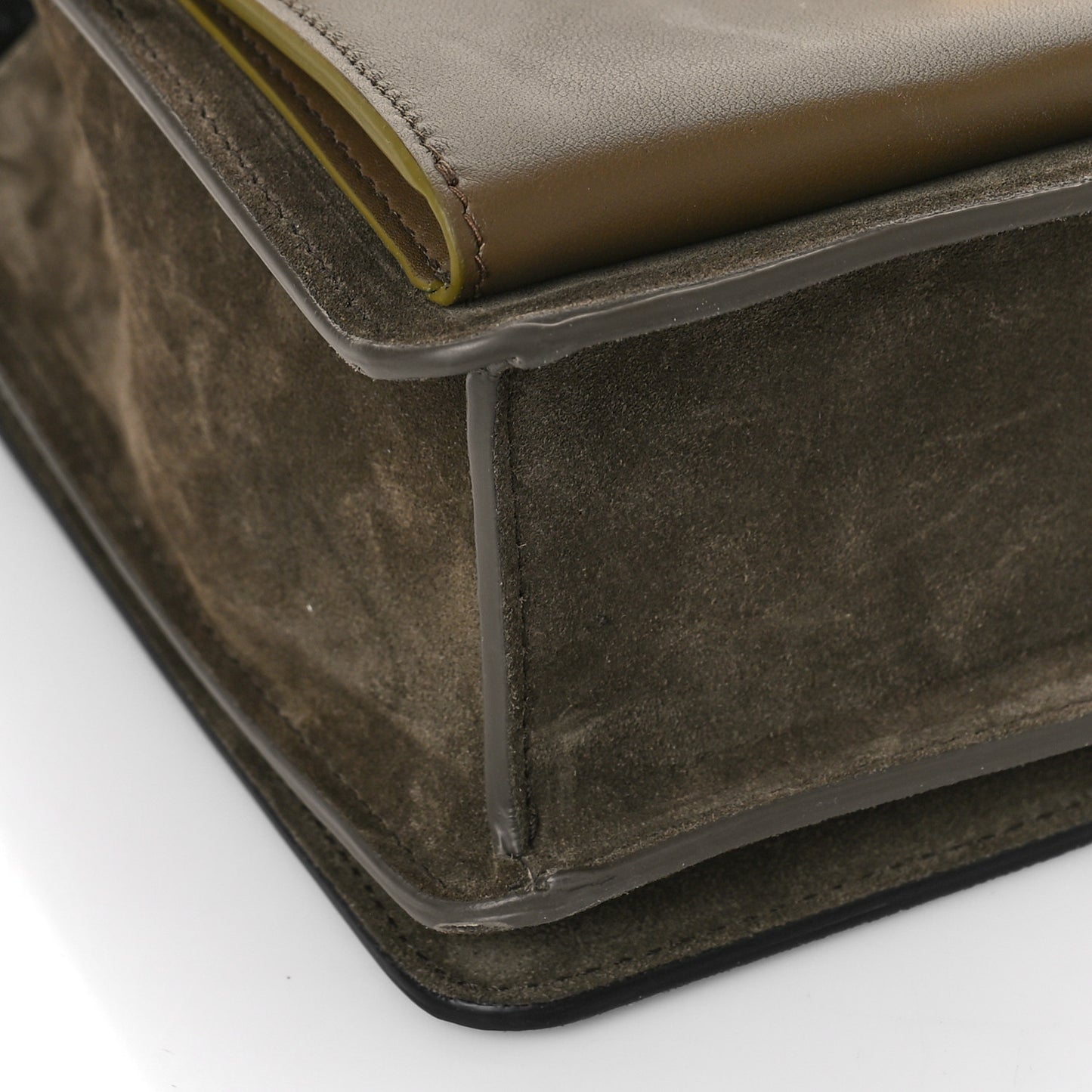 Suede Calfskin Multi Dia Day Bag Black Truffle