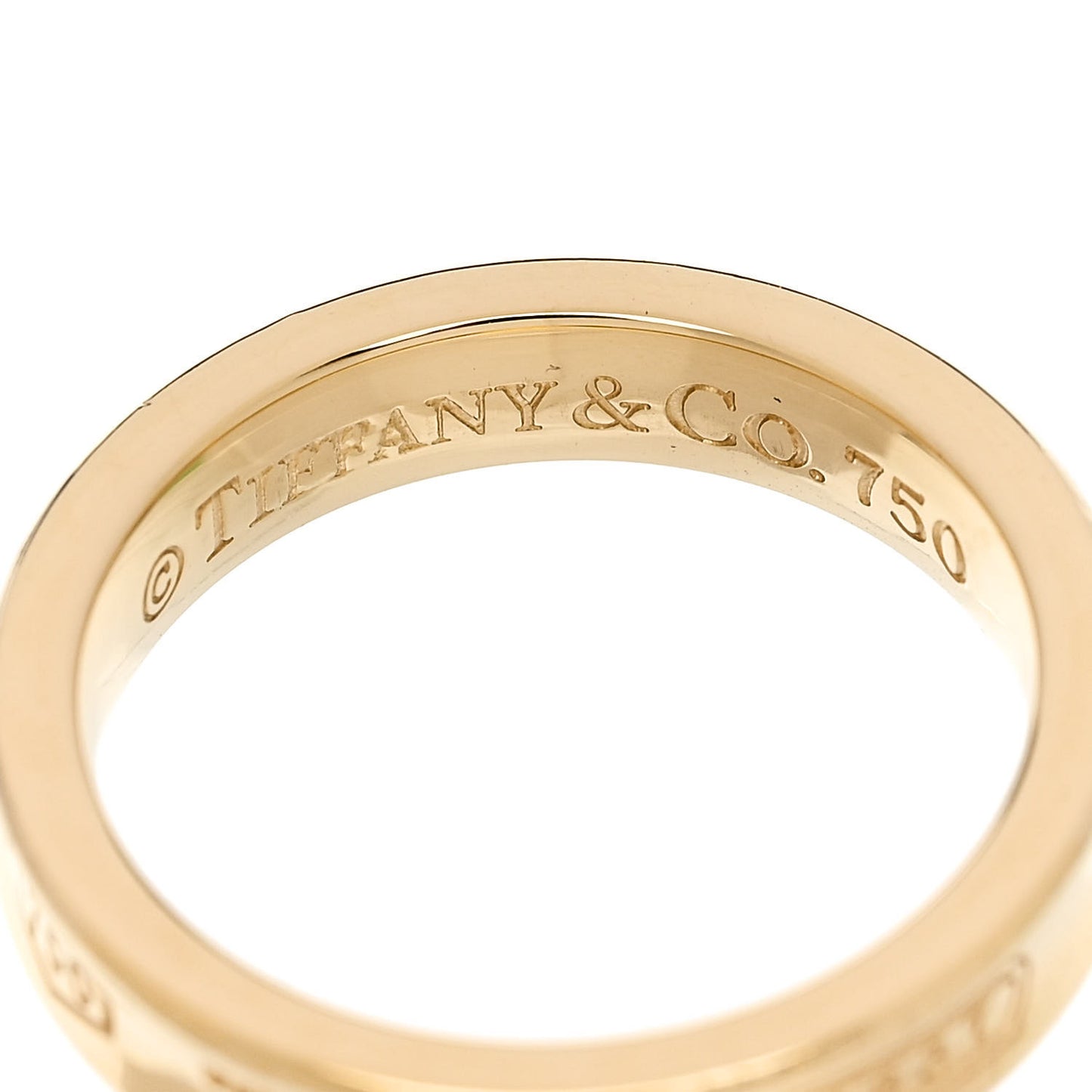 18K Yellow Gold Narrow 1837 Ring 50 5.25
