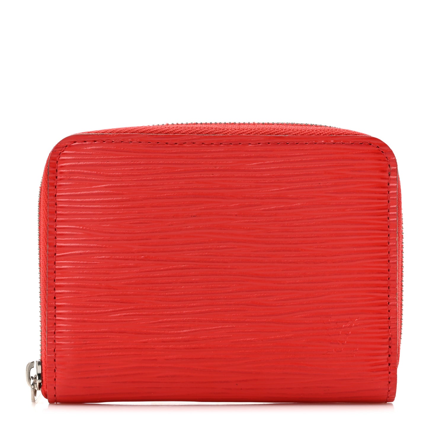 Epi Zippy Coin Purse Coquelicot