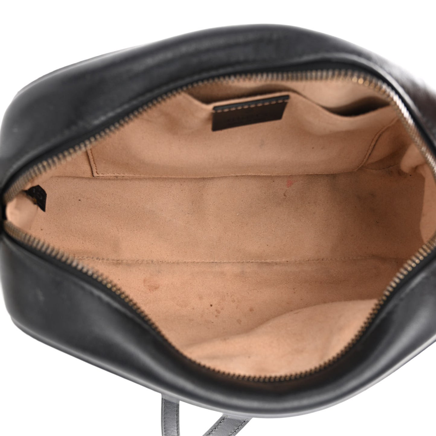 Calfskin Matelasse Small GG Marmont Chain Shoulder Bag Black