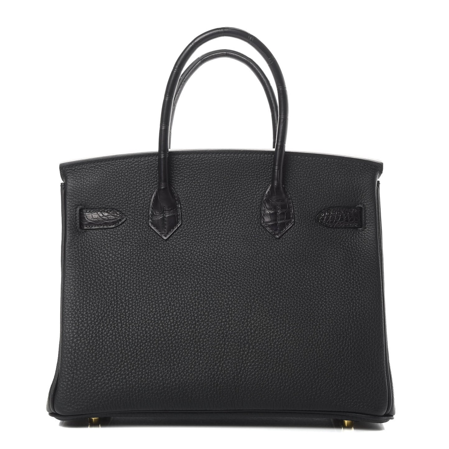 Togo Matte Alligator Birkin Touch 30 Black
