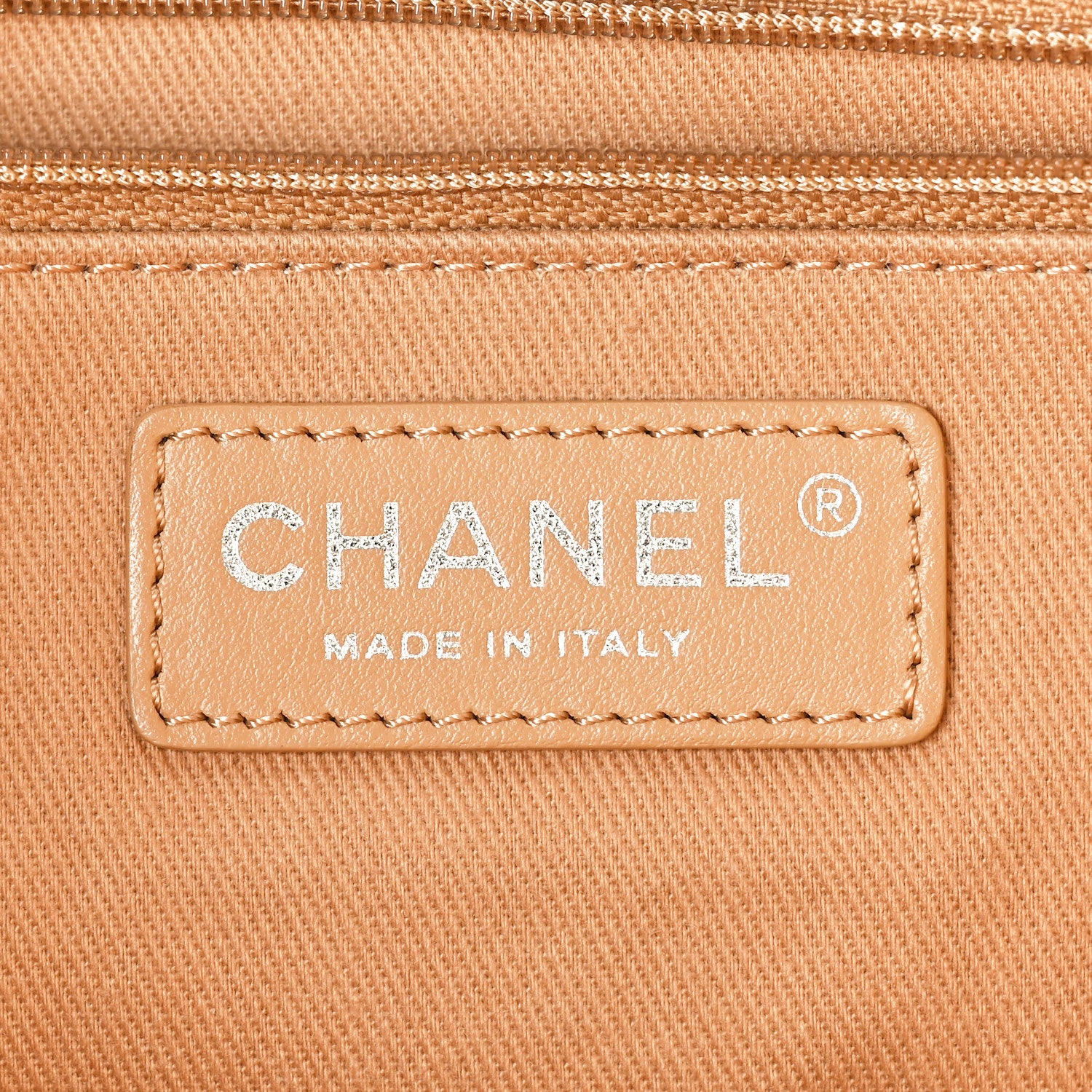 Chanel Mixed Fibers Medium Deauville Tote Beige 7 of 11