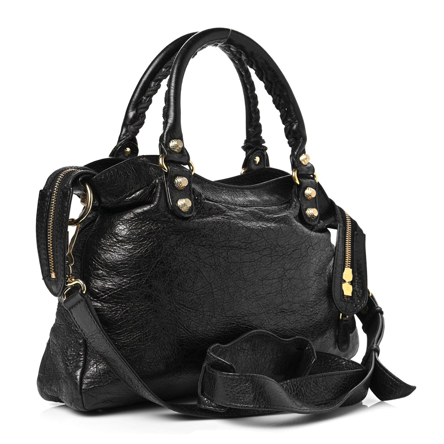 Agneau Giant 12 Gold Hardware Town Black