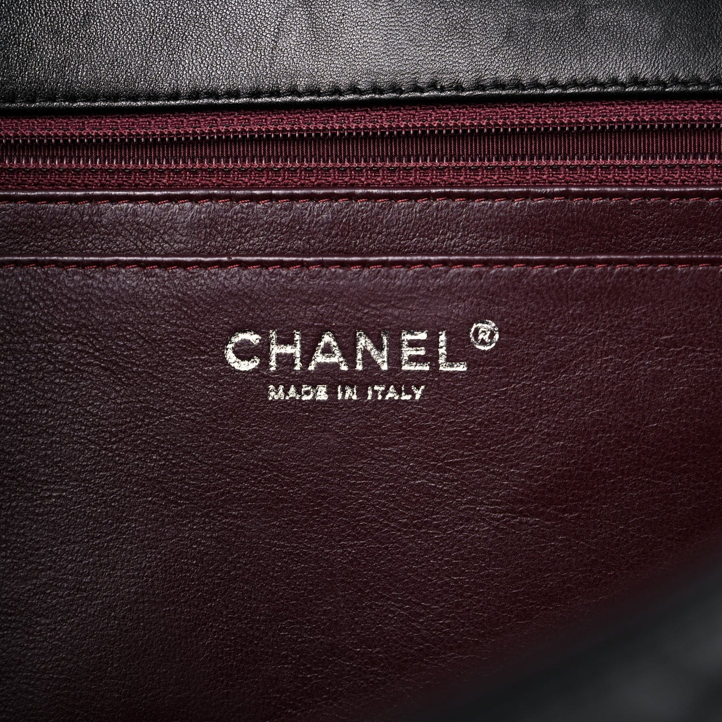 Lambskin Quilted Maxi Double Flap Black