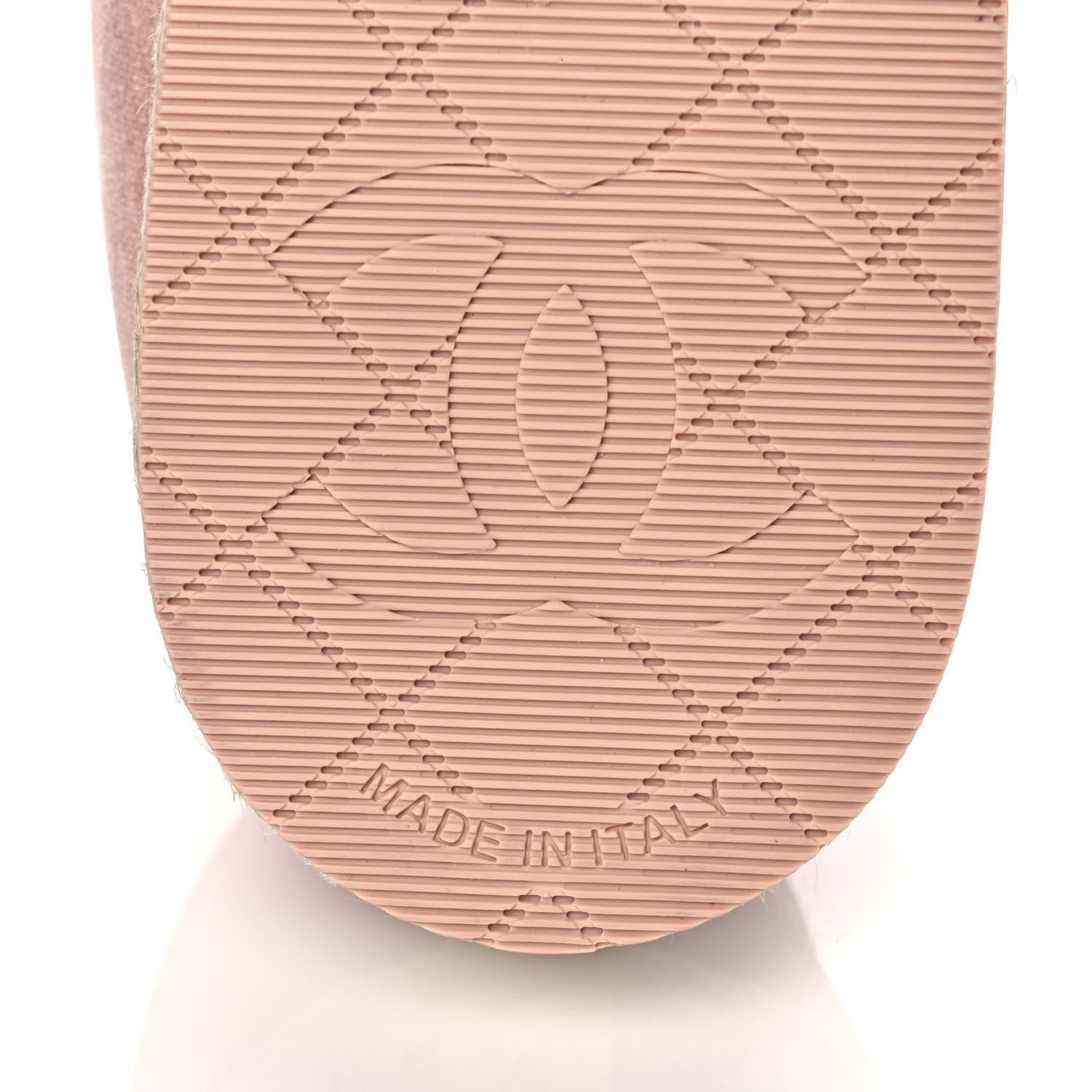 Chanel Velvet Patent CC Espadrilles 40 Pink 6 of 9