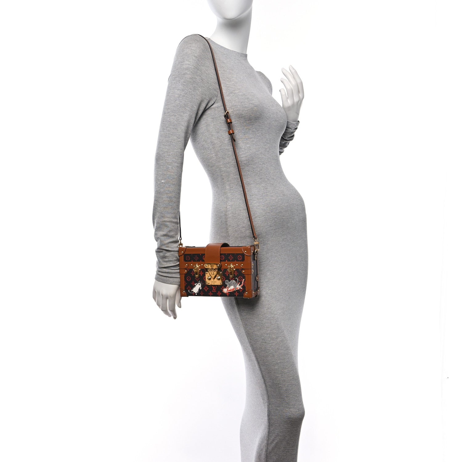 Louis Vuitton Catogram Petite Malle Orange Marron 2 of 16