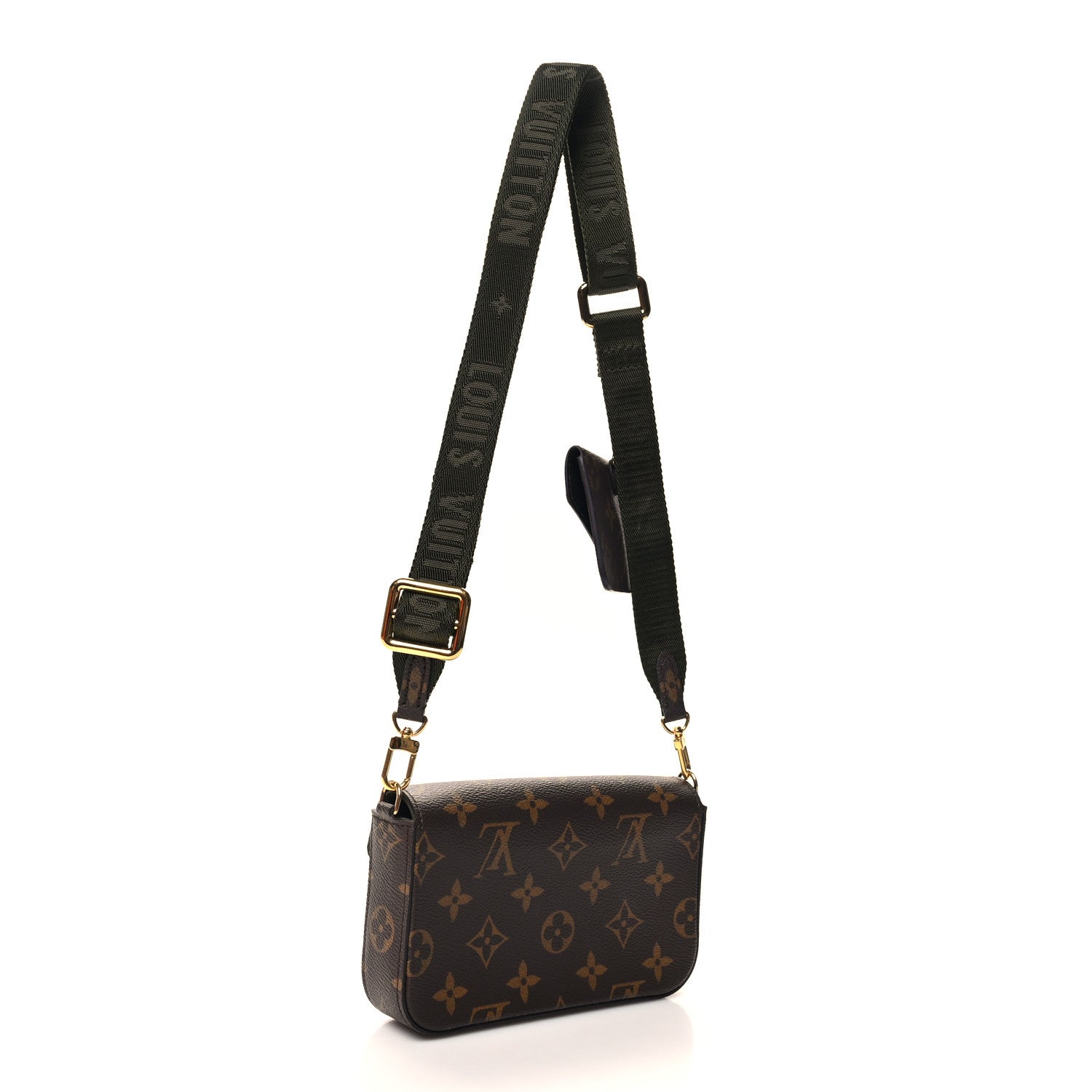 Louis Vuitton Monogram Felicie Strap & Go Kaki 3 of 10