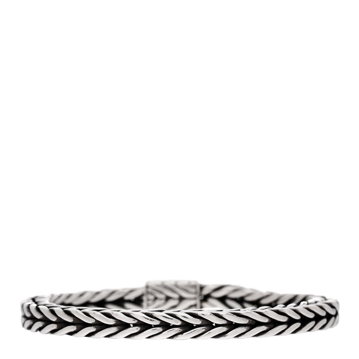 Sterling Silver 6mm Square Classic Chain Bracelet