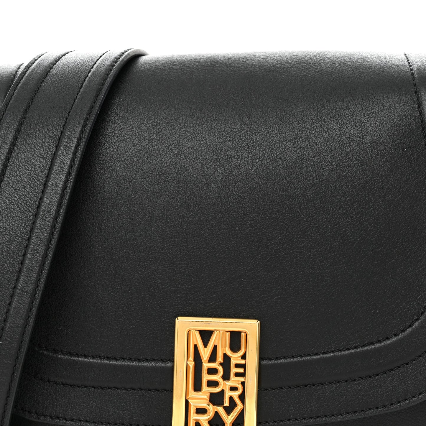 Silky Calfskin Sadie Satchel Black